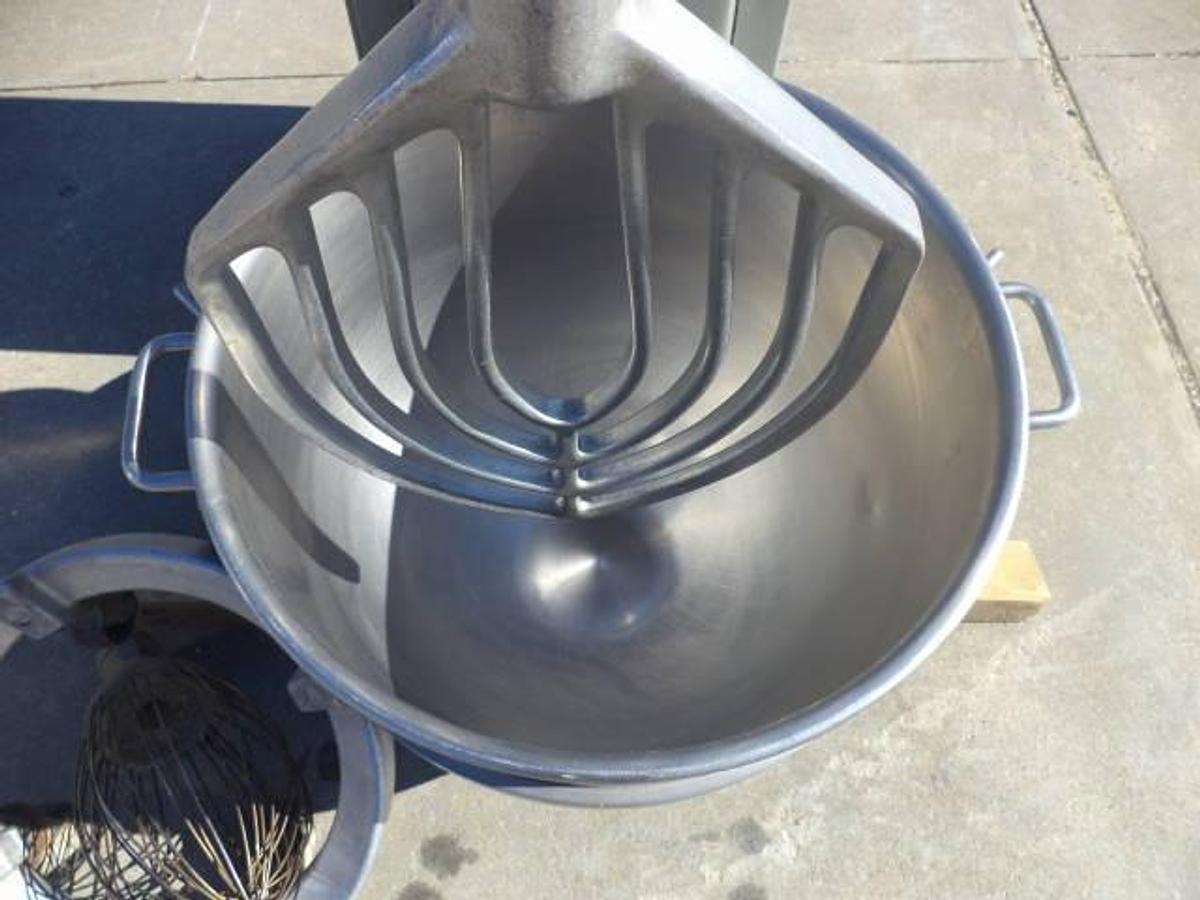 Used Hobart M-802-U 80 quart four speed bowl mixer, USDA