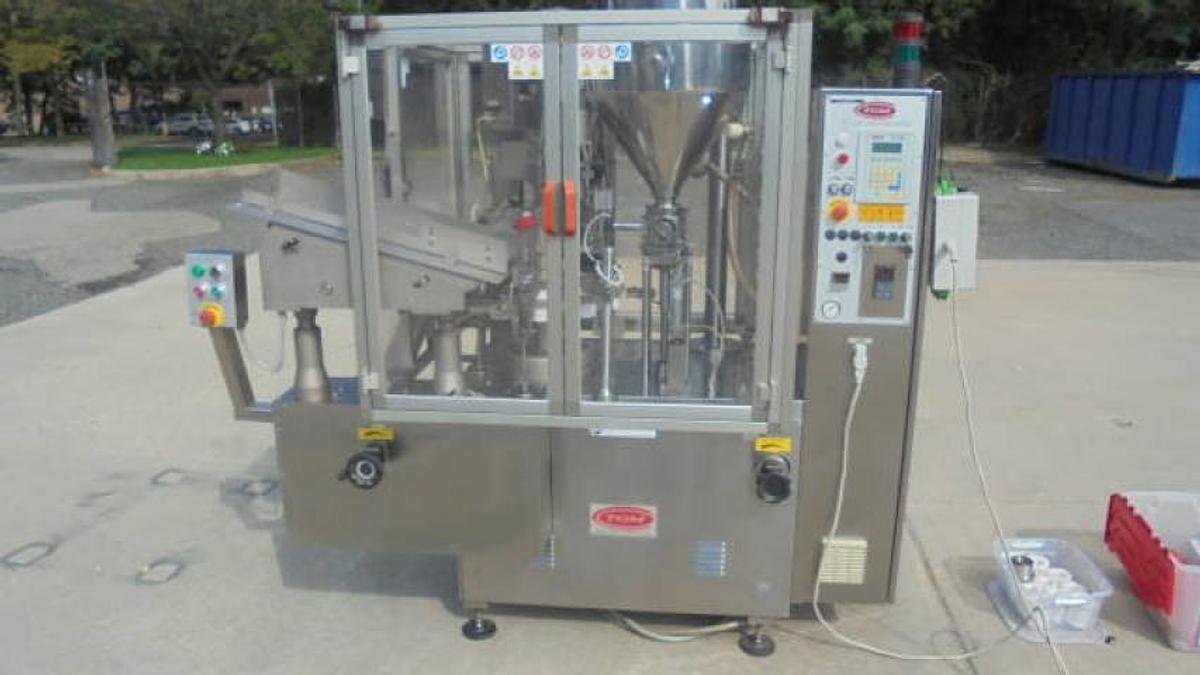 Used TGM Hot Air Automatic Plastic Tube Filling & Sealing Machine