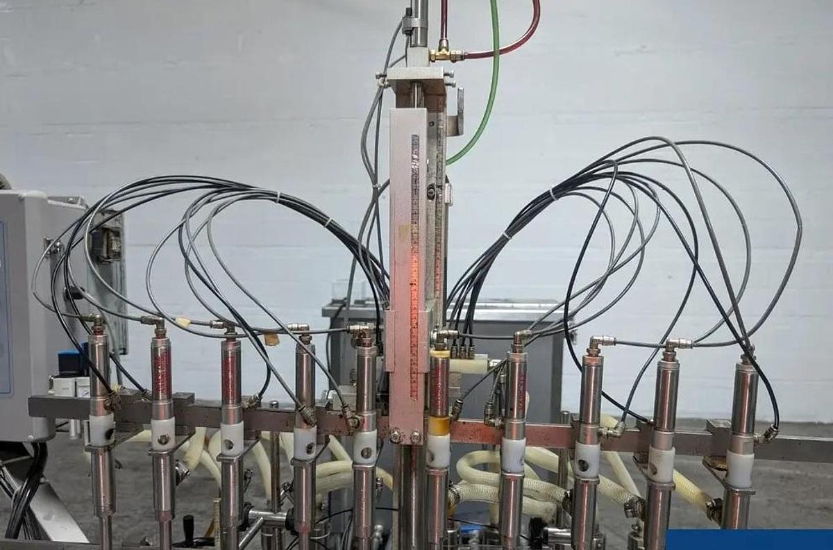Used Kaps-All Model VOL-32-8 Inline Volumetric Piston Filler