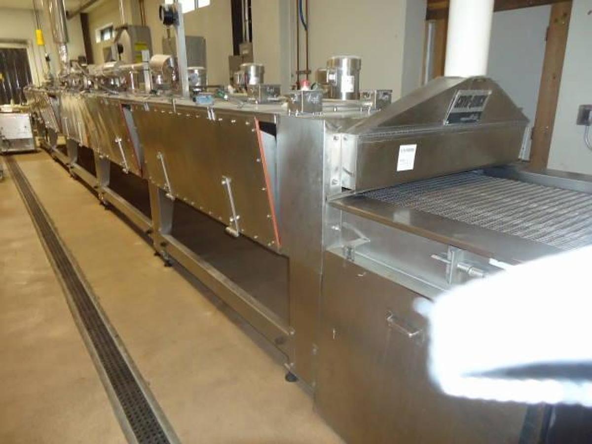 Used Air Products 42 In. X 38 Ft. Stainless Nitrogen Freeze Tunnel