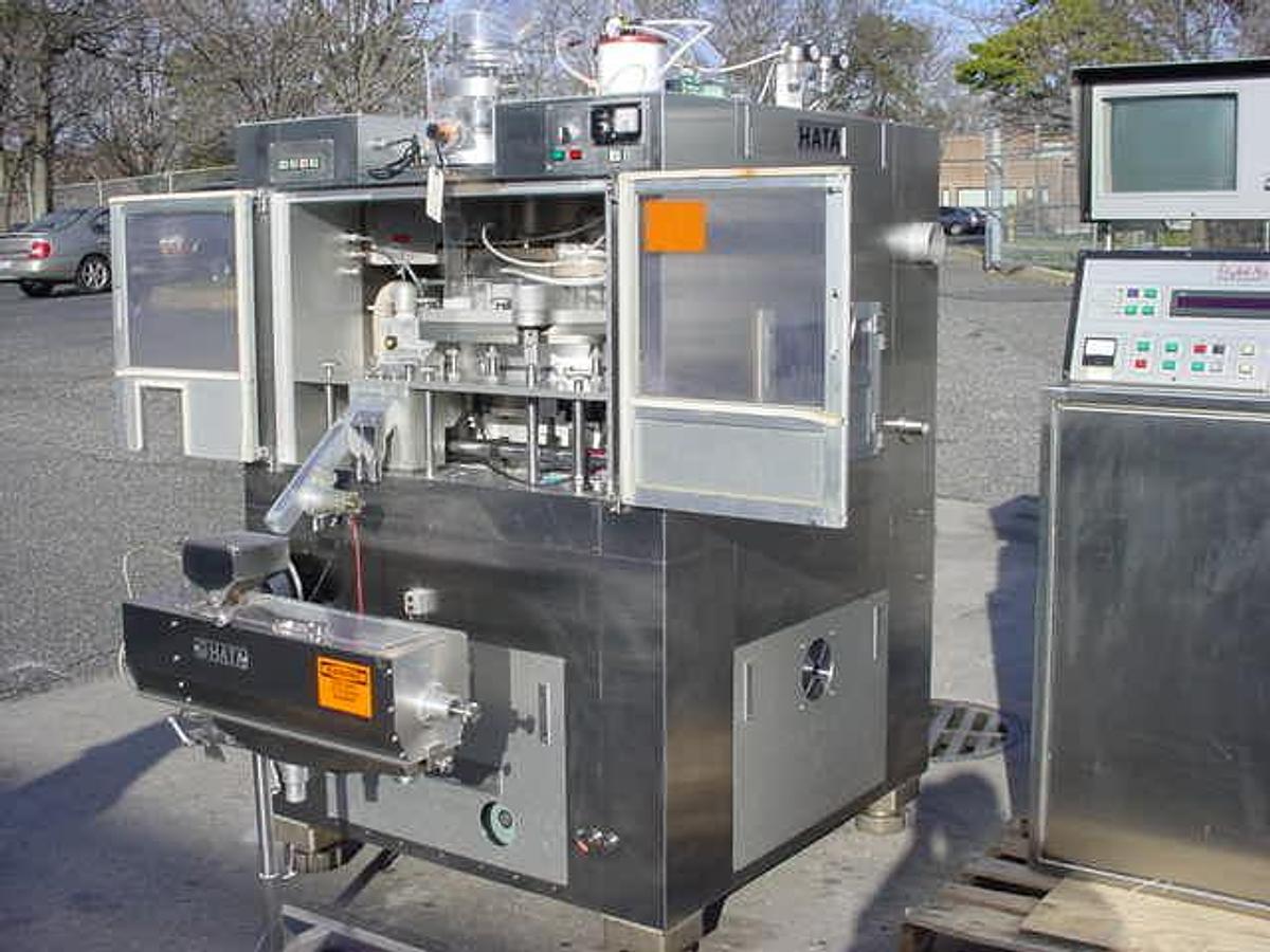 Used Hata 55 Station Rotary Tablet Press With Digital Control Panel
