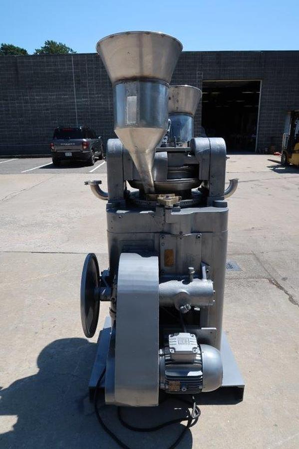 Used Colton 27 Station Rotary Tablet Press, Twin Hopper
