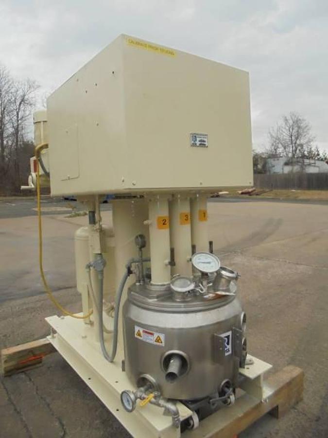 Used Ross 10 Gallon PVM Triple Motion Vacuum Mixer, Stainless Steel