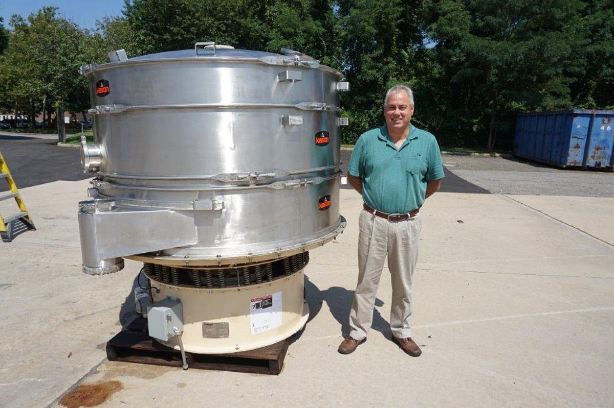 Used Kason 72 In. Diameter Stainless Steel Double Deck Screener