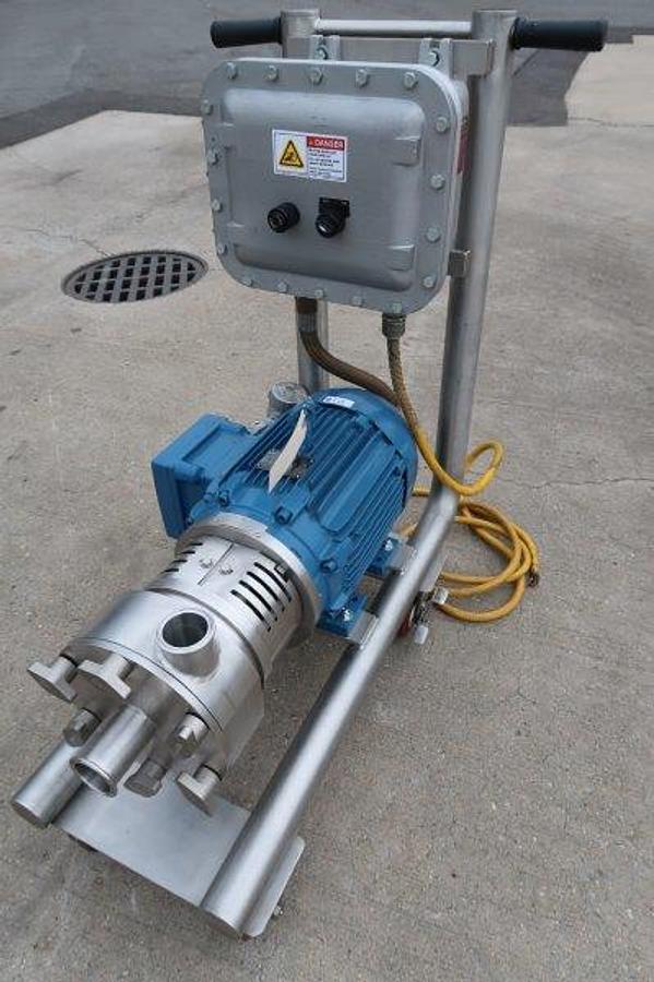 Used Ampco 10HP Stainless Steel Inline High Shear Mixer, XP