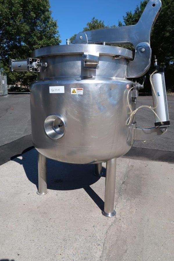 Used 200 Gallon Stainless Steel Jacketed Autoclave, 3 In. Discharge 40X36 In