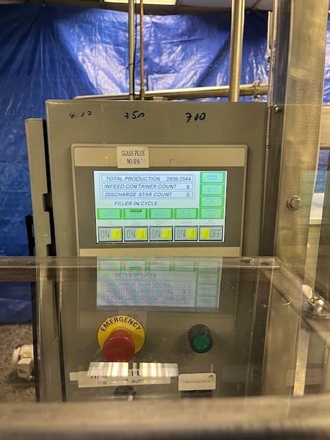 Used Apacks Inline Positive Displacement Filler, 12 Pump