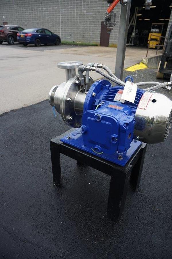 Used Silverson 450 Stainless Inline High Shear Mixer, 10HP Motor, Explosion Proof