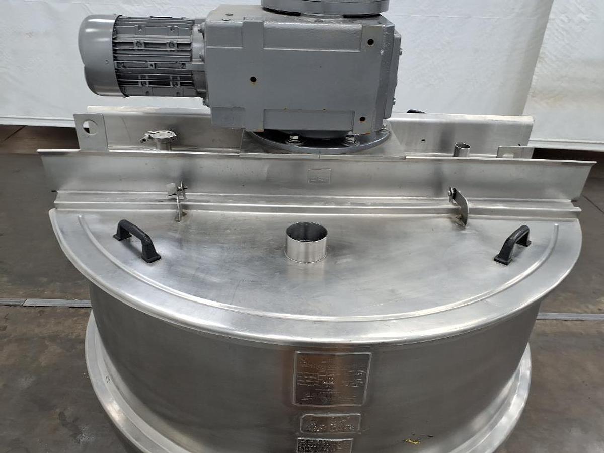 Used Hamilton 400 Gallon Half Jacketed Stainless Steel Kettle