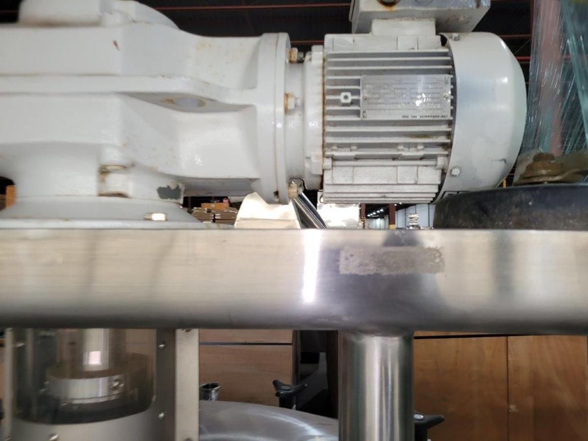 Used 200 Gallon Lee Stainless Scraper Agitated Pressure Tank, Tilt Out Agitation