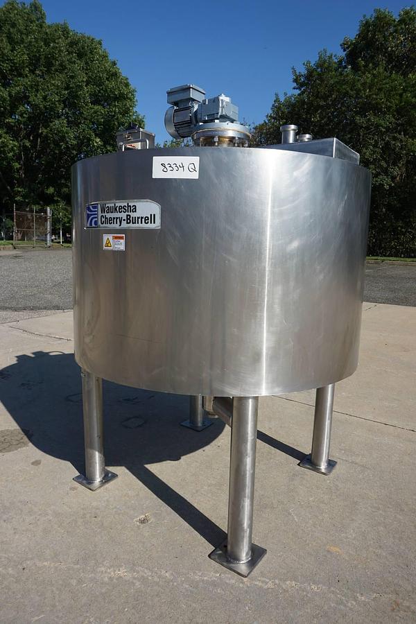 Used 200 Gallon Waukesha Cherry Burrell SS Mix Kettle, 125 PSI Jacket
