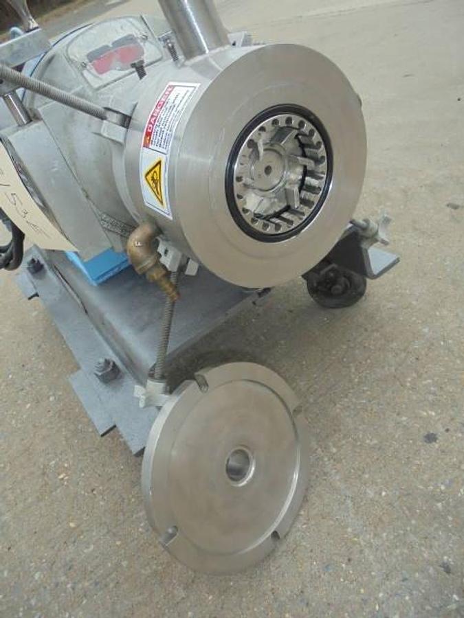 Used Greerco W500H Stainless Horizontal Colloid Mill, 10HP, XP