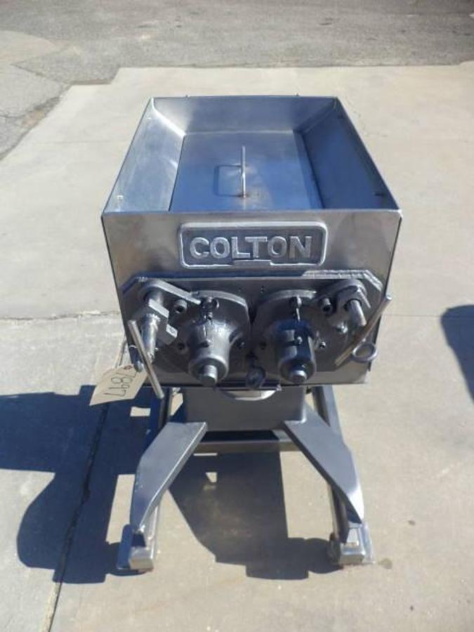Used Colton 544 Twin Granulator,  Stainless Steel