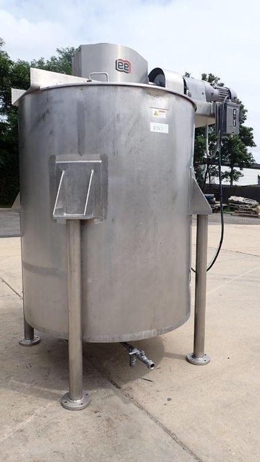 Used 500 Gallon Lee SS Double Motion Scraper Kettle/Tank, 100 PSI