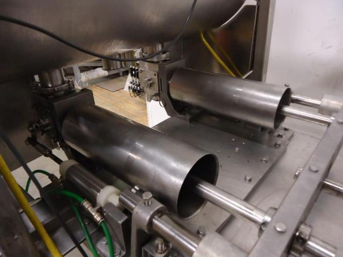 Used Simplex V-300 Automatic Piston Filler, Agitated  Hopper