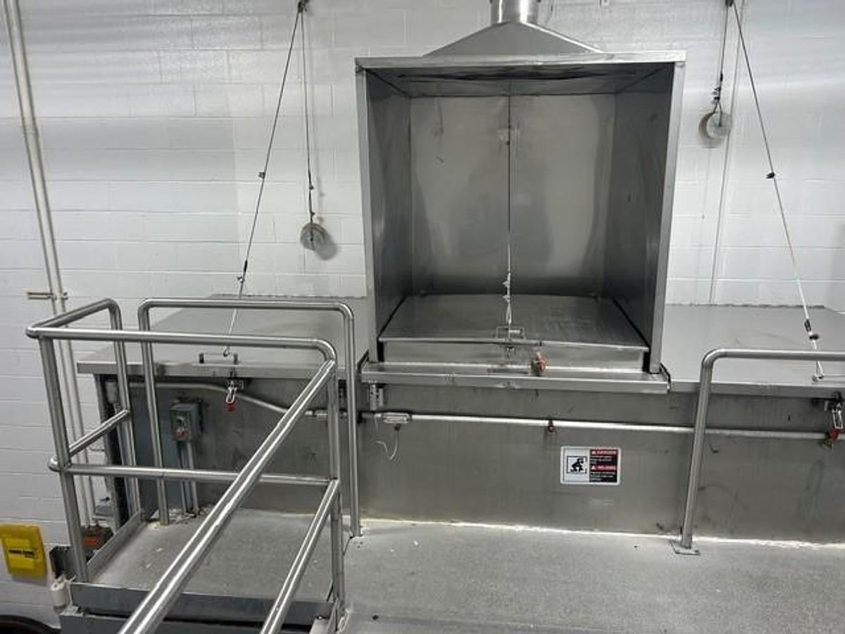 Used 125 Cu. Ft. Double Ribbon Blender, SS
