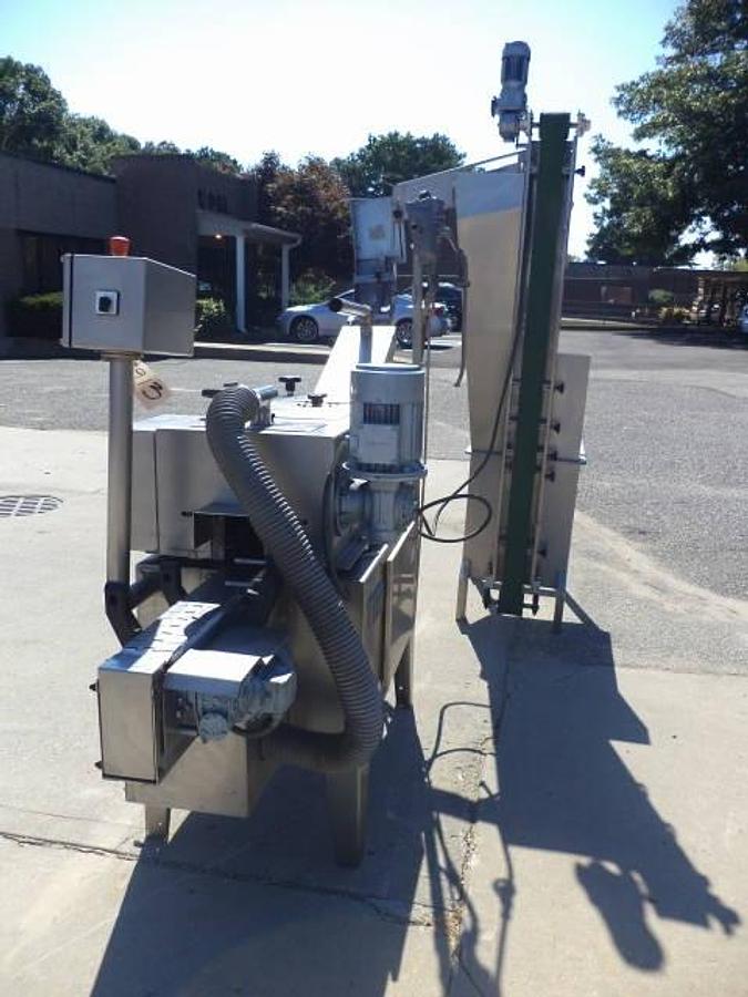 Used Emerito CT-2000 Steam Capping Machine, Stainless Steel