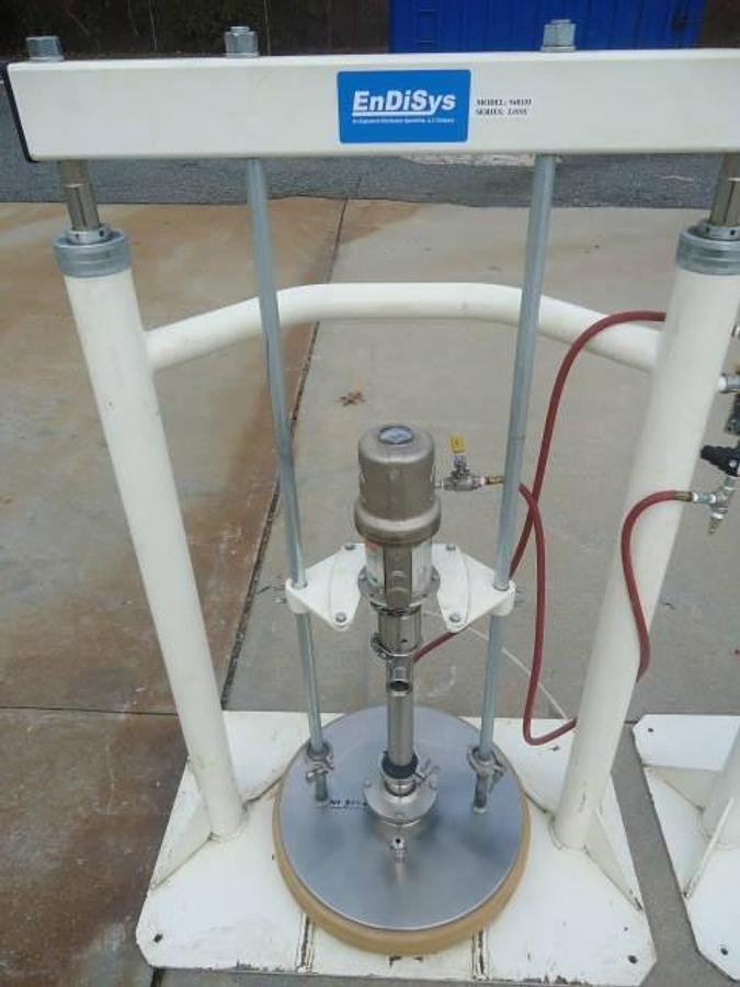 Used Graco Monark Stainless Steel Drum Unloading Pumps With Rams (2)