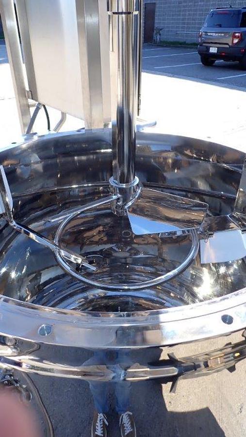 Used Olsa 300 Liter 316L SS Sanitary Reactor/Kettle, Portable