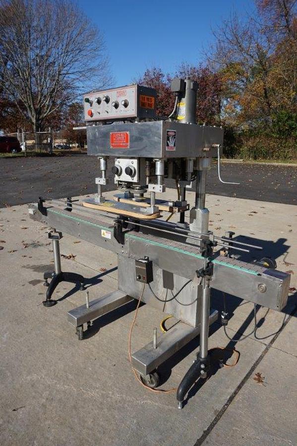 Used Kaps All Four Spindle Retorquer, Stainless Steel