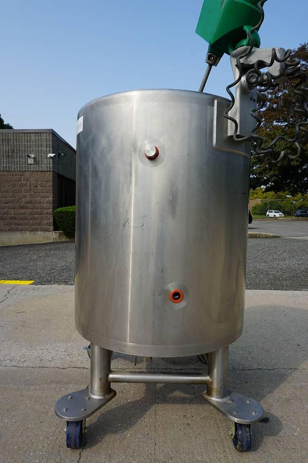 Used Lee 100 Gallon Type 316 Stainless Steel Jacketed Mix Tank