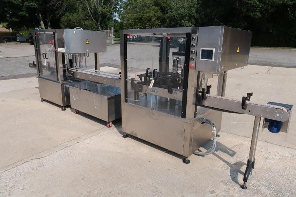 Used Used CVC Technologies, Inc. Filling and Capping Line