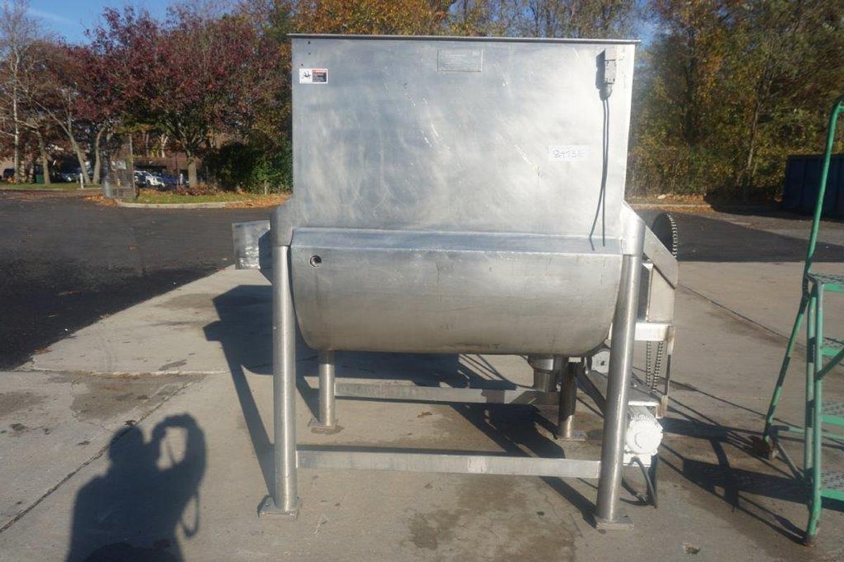 Used Lee 300 Gallon Stainless Steel Horizontal Paddle Blender, 90 PSI Jacket