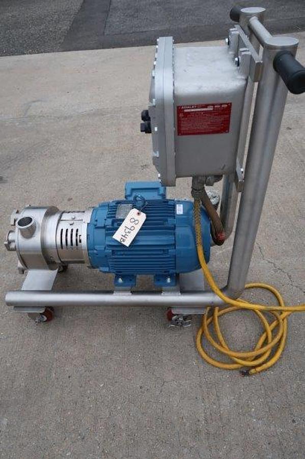 Used Ampco 10HP Stainless Steel Inline High Shear Mixer, XP