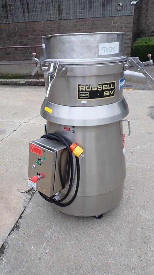 Used Russell Finex Vortisiv, Stainless Steel
