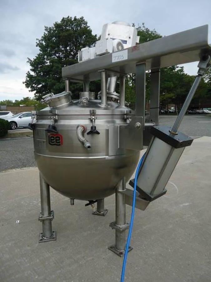 Used 100 Gallon Lee Type 316l Ss Reactor / Kettle, Multi-Agitation