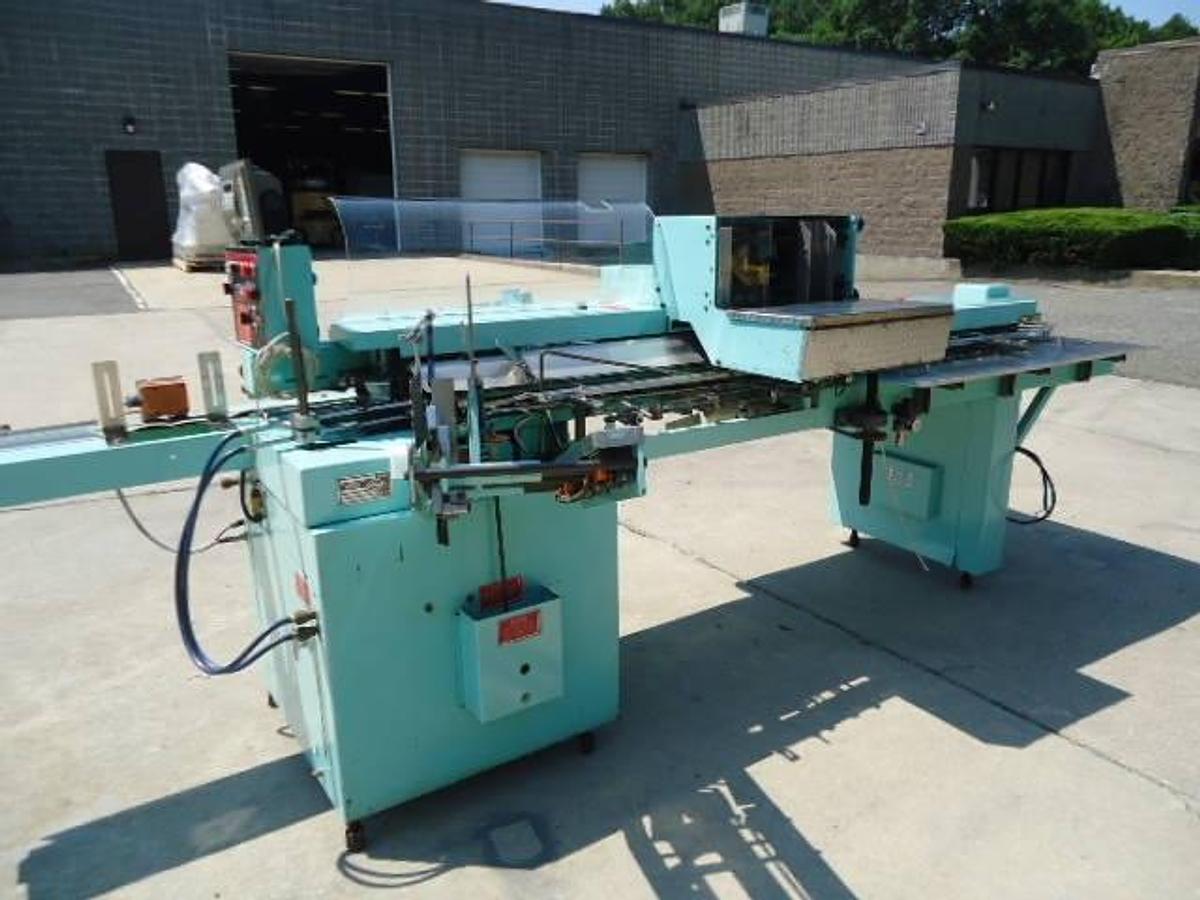 Used Bivans “Vertuck” 74 Automatic Cartoner With Leaflet Inserter
