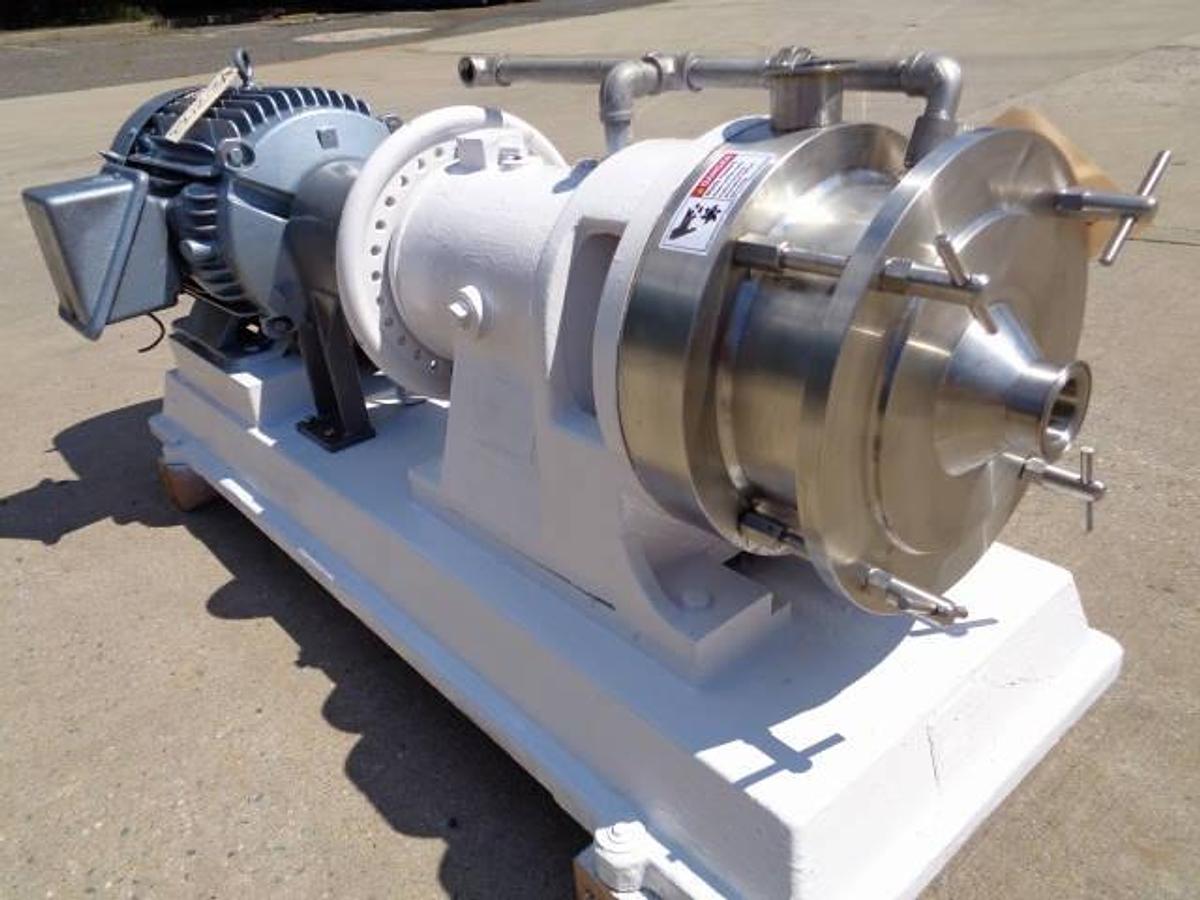 Used Charlotte SD-40 Stainless Steel Colloid Mill, 40 HP S/N 3898