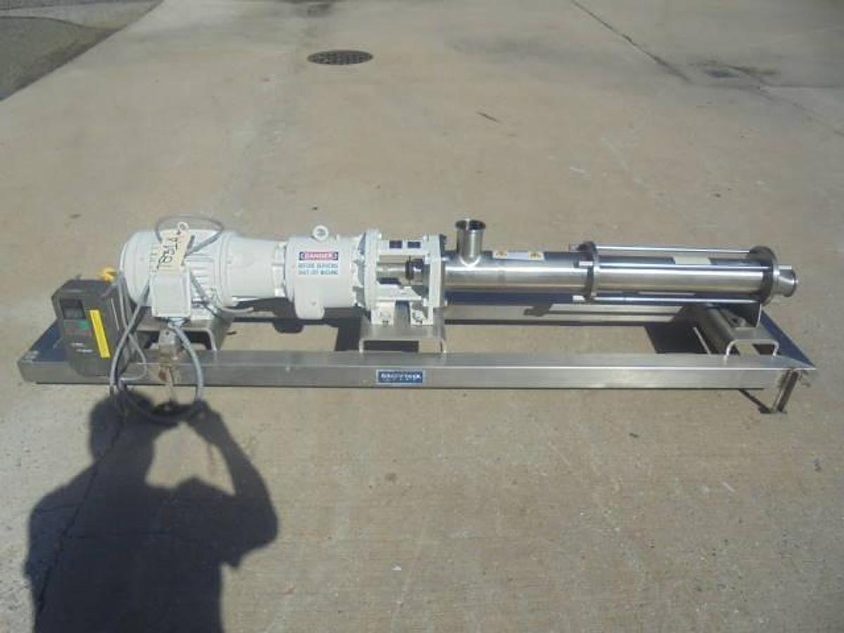 Used Moyno 3 in X 3 in. Sanitary Progressive Cavity Pump, Portable