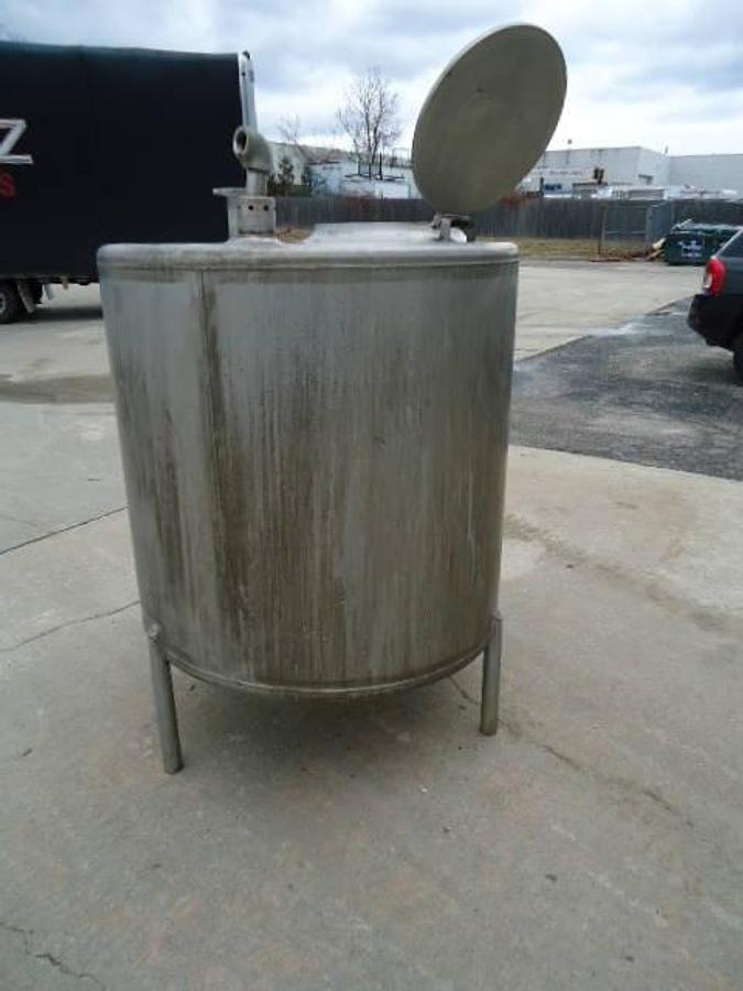 Used 200 Gallon Cherry Burrell Stainless Steel Vertical Tank