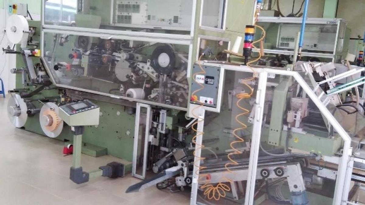 Used IMA C-2000 Tea Bagging Machine With Cartoner