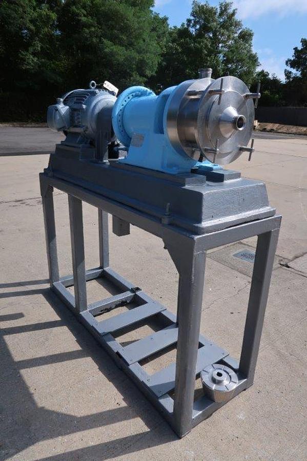 Used Charlotte SD-40 Stainless Steel Horizontal Colloid Mill, Tall Stand