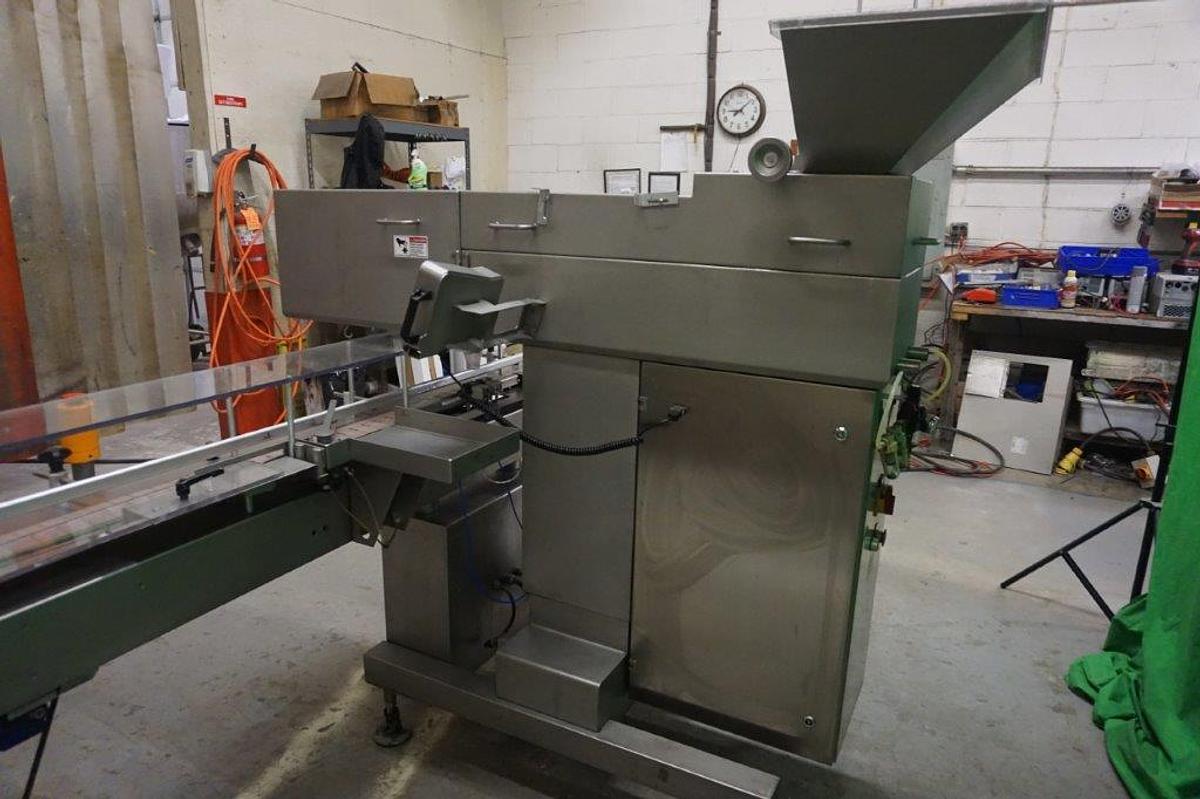 Used CVC 1220 Electronic Tablet/Capsule Channel Counter, with Conveyor