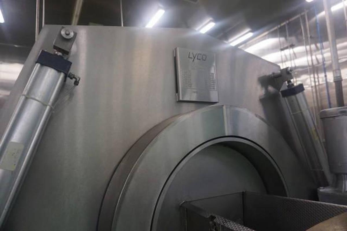 Used Lyco 60 In. X 16 Ft. SS Drum Cooker/Cooler