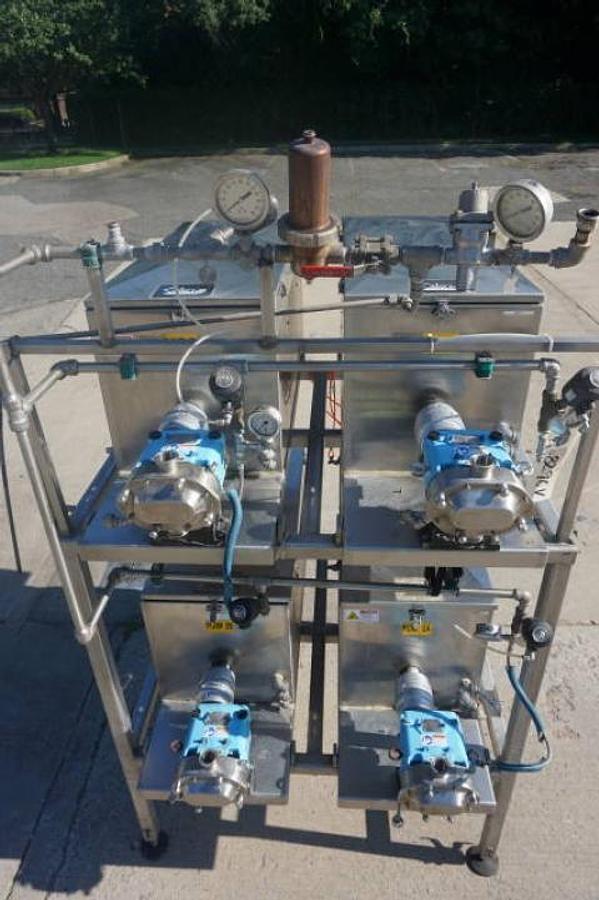 Used Waukesha 018-U2 Positive Displacement Pumps with Servo motors (4)