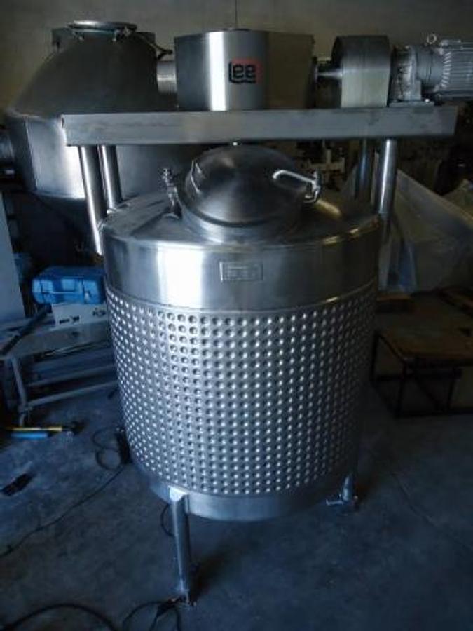 Used 550 Gallon Lee Stainless Double  Motion Mixing Kettle Tank, Jacketed