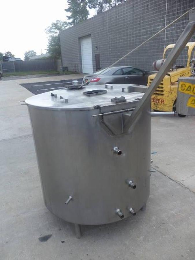 Used 300 Gallon Type 316 SS jacketed tank
