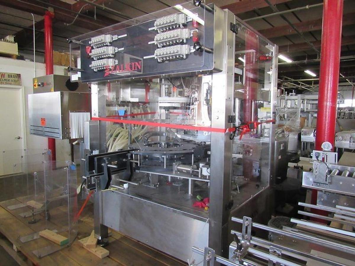 Used Eight Head Explosion Proof Filling Line, 375mL to One Liter Bottles