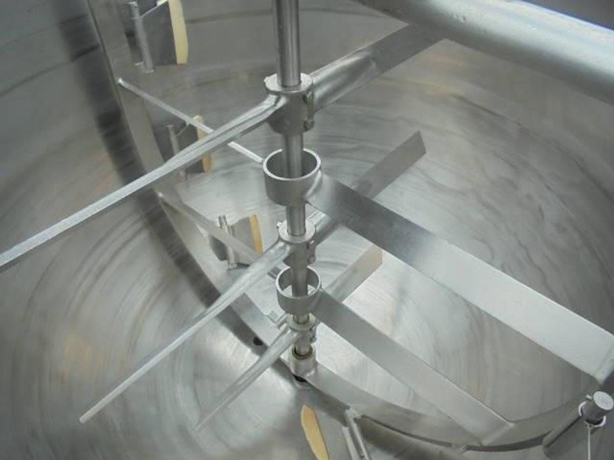 Used 150 Gallon Hamilton Stainless Steel Double Motion Kettle, 40 PSI Jacket