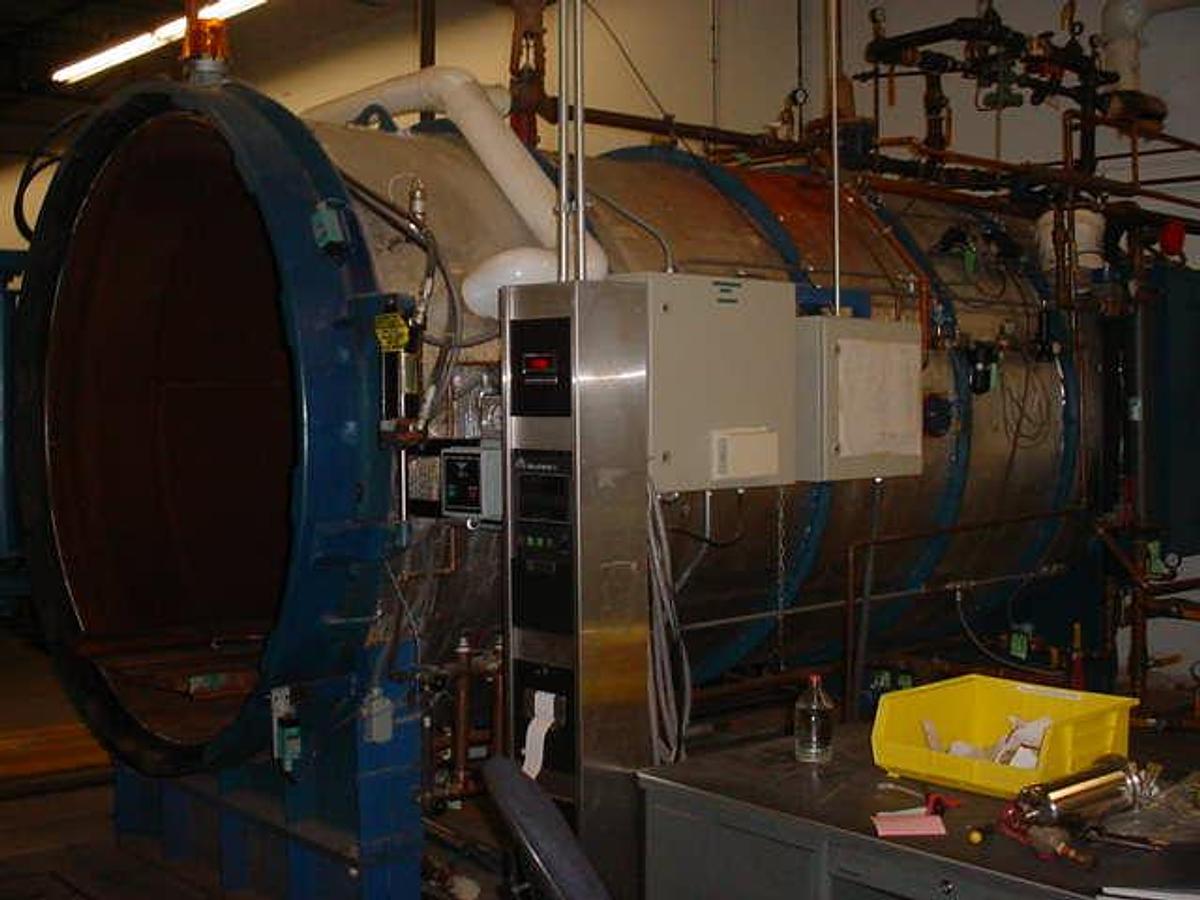 Used Horizontal Steam Sterilizer System 72″ Diameter By 185″ Deep