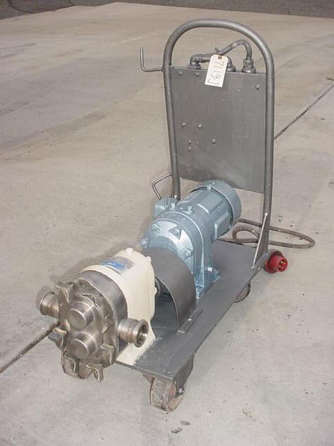 Used Waukesha 25 Ss Positive Displacement Pump