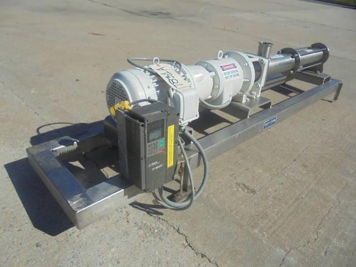Used Moyno 3 in X 3 in. Sanitary Progressive Cavity Pump, Portable