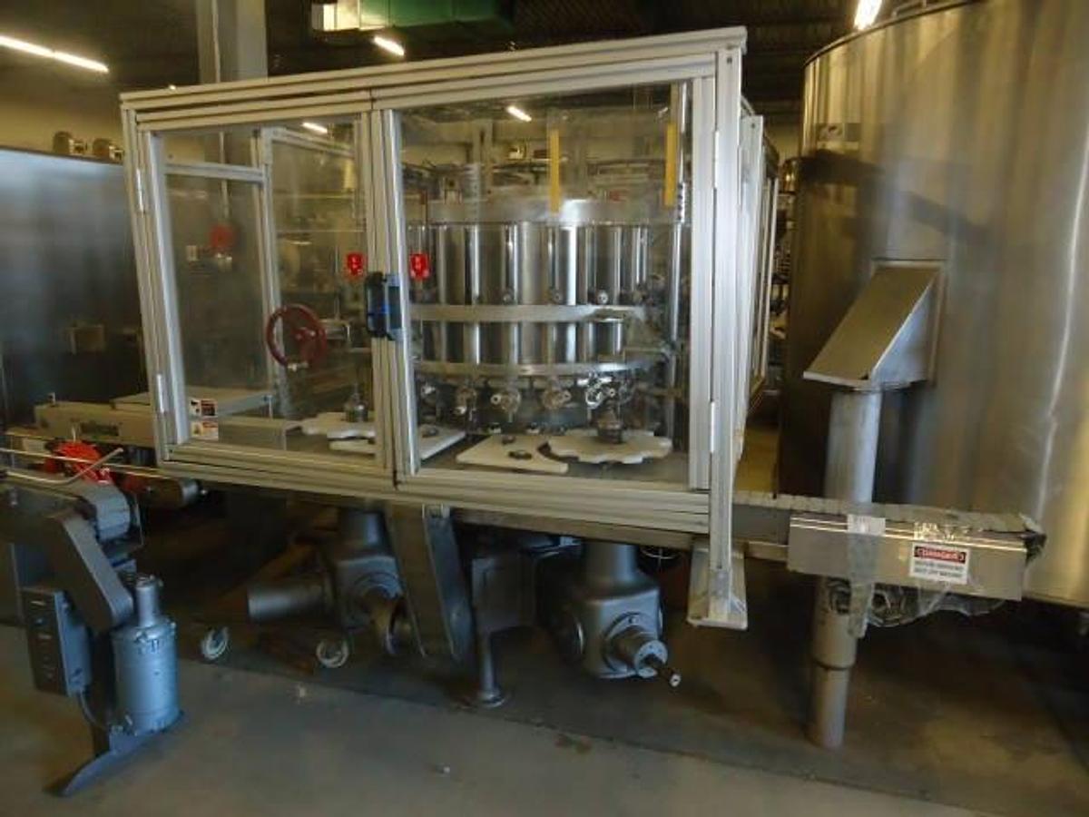 Used Pfaudler 21 Piston Rotary Filler, With Conveyor