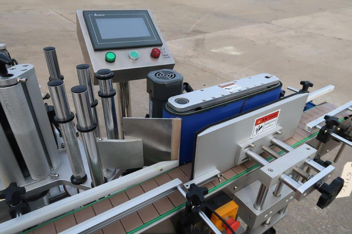 Used Sammi Pack Automatic Spot/Wraparound Pressure Sensitive Labeling Machine, with Coder