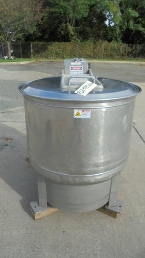 Used Bock FP 900 Perforated Basket Centrifuge, Stainless