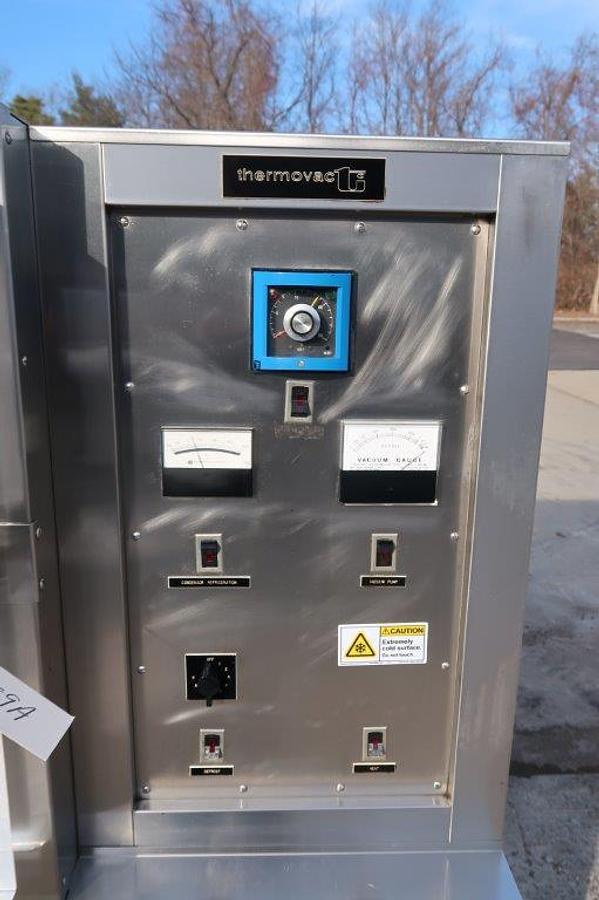Used Thermovac Freeze Dryer, Stainless Cabinetry
